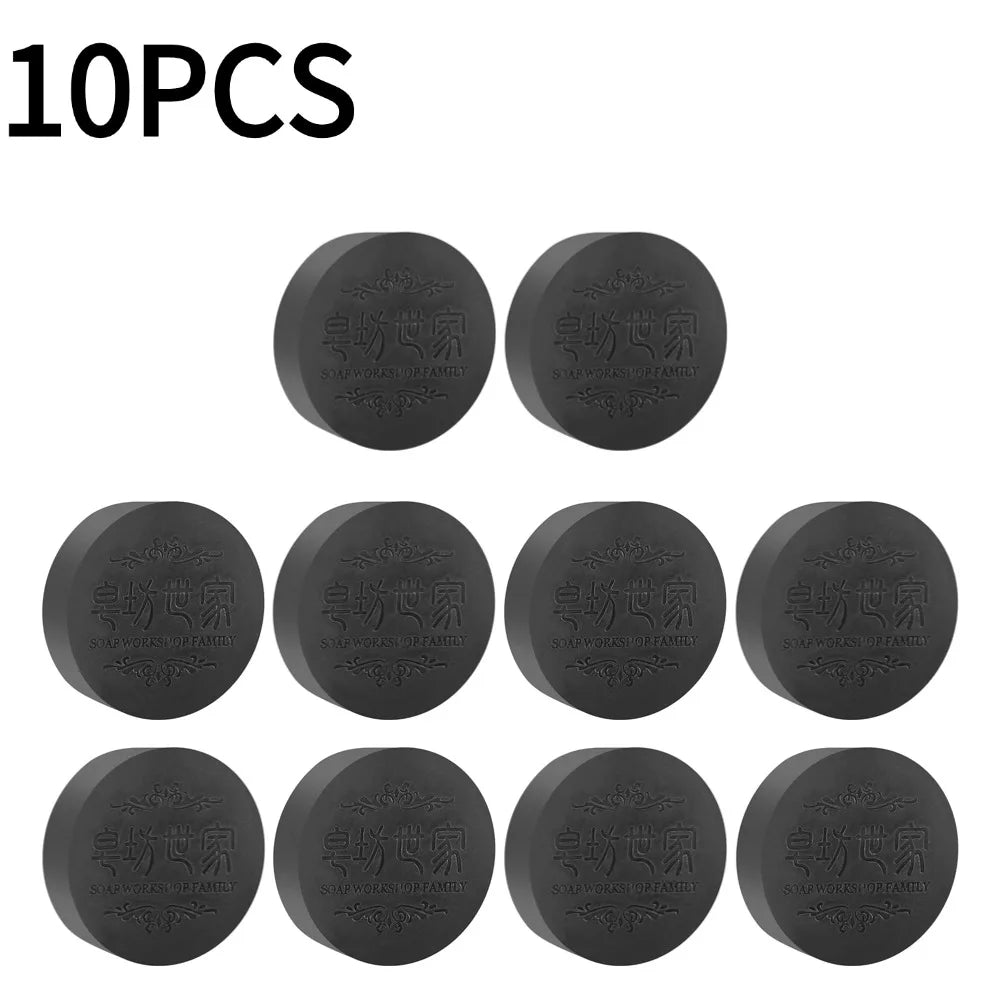 10PCS*100g Natural Polygonum Multiflorum Hair Soap Polygonum Multiflorum Shampoo And Conditioner Bar Nourishing Shampoo Soap Bar