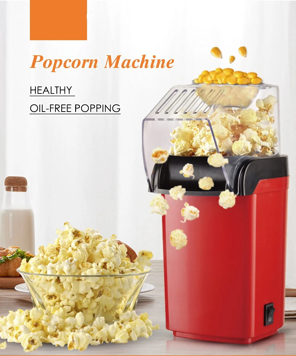 Popcorn Makers Mini Popcorn Machine Electric Household Appliance Machine Fully Automatic Popcorn Machine For Home Kitchen 220V