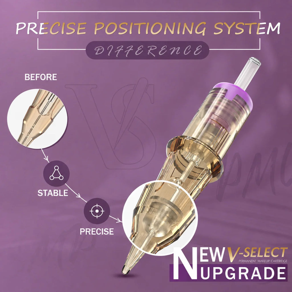 EZ Cartridge Tattoo Needles PMU SMP V Select  Micropigmentation Permanent Make-Up Eyelinver Lips Eyebrows Microblading