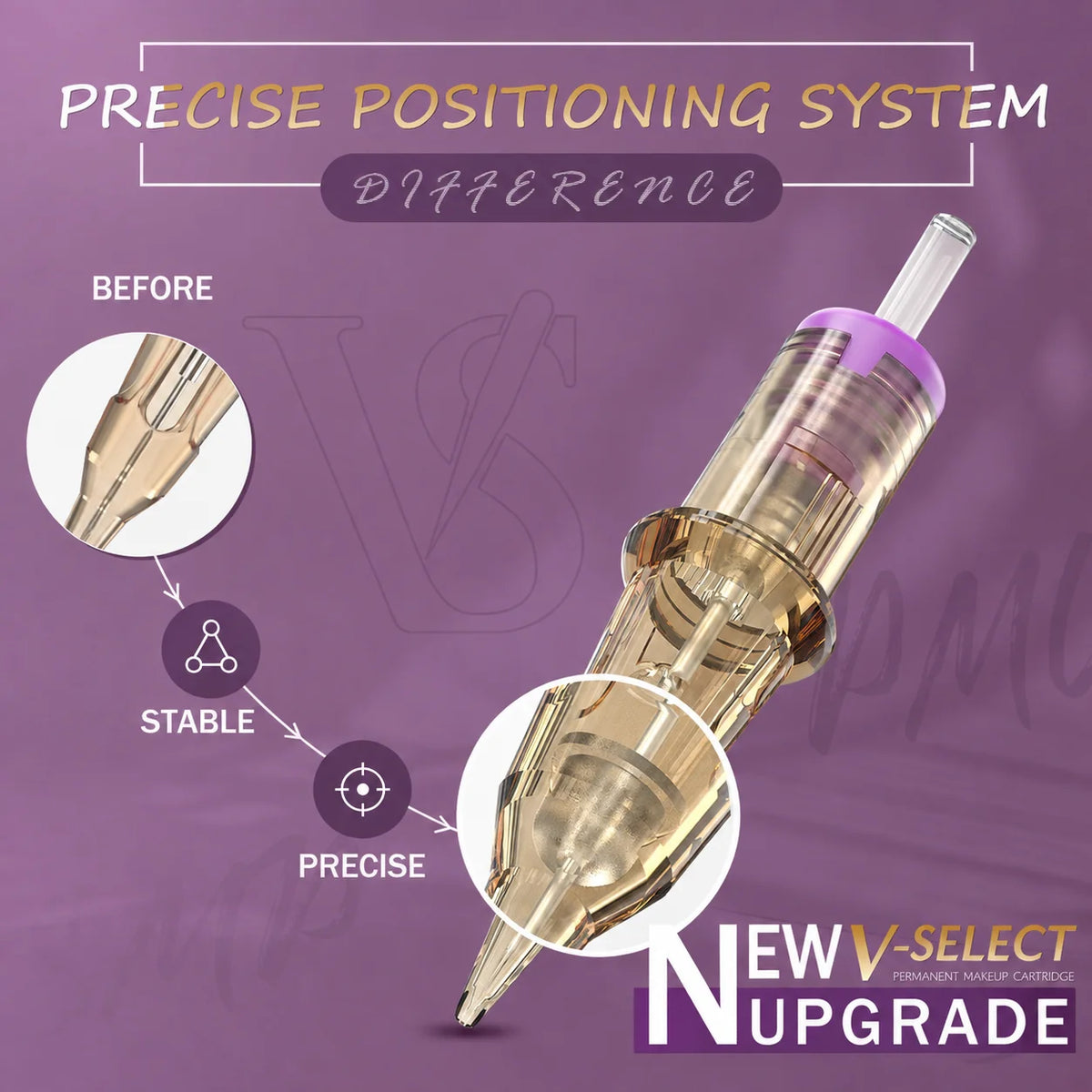 EZ Cartridge Tattoo Needles PMU SMP V Select  Micropigmentation Permanent Make-Up Eyelinver Lips Eyebrows Microblading