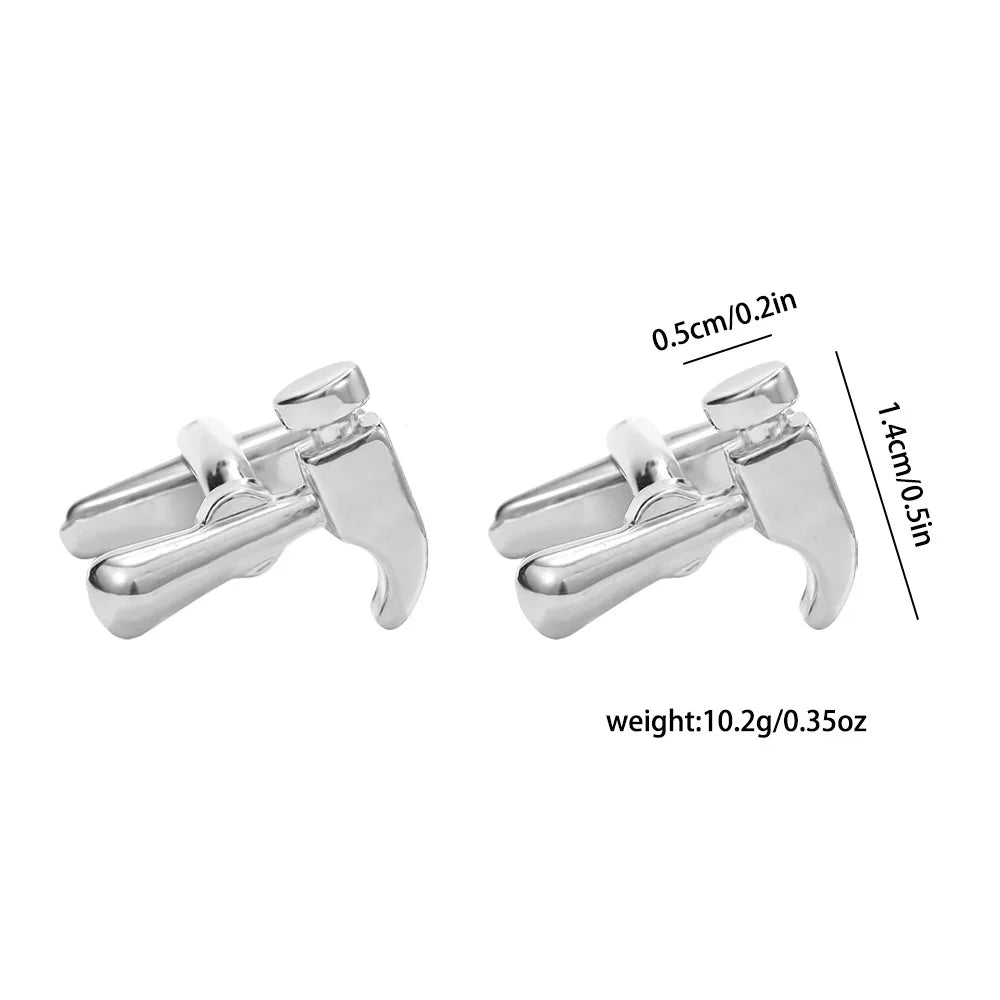 Luxury Men's Cufflinks High Quality Square Round Maple Leaf Cufflinks for Men Fashion Shirt Cufflinks Party Wedding Decorations