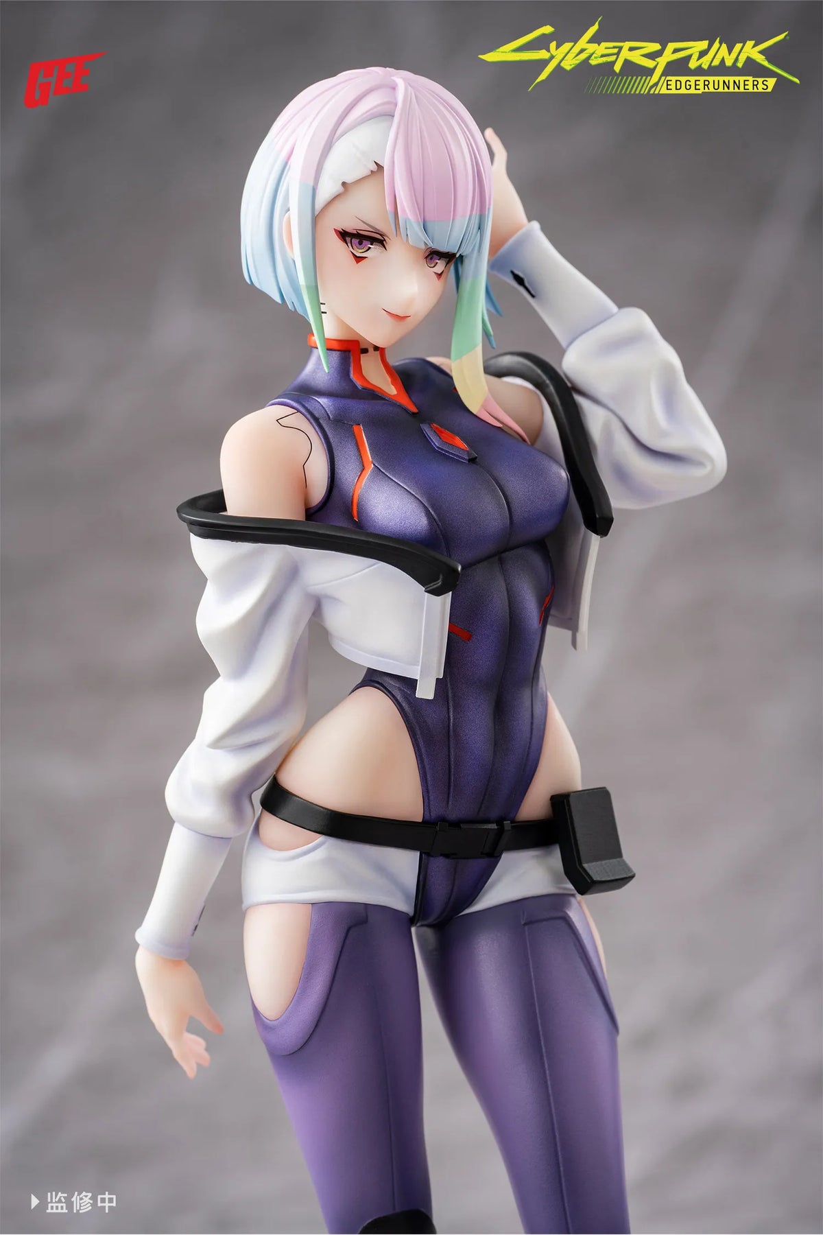 In Stock 24cm Cyberpunk: Edgerunners Lucy 1/7 Static Figurines Bookshelf, Desktop, Computer Case Decoration Collection Gift
