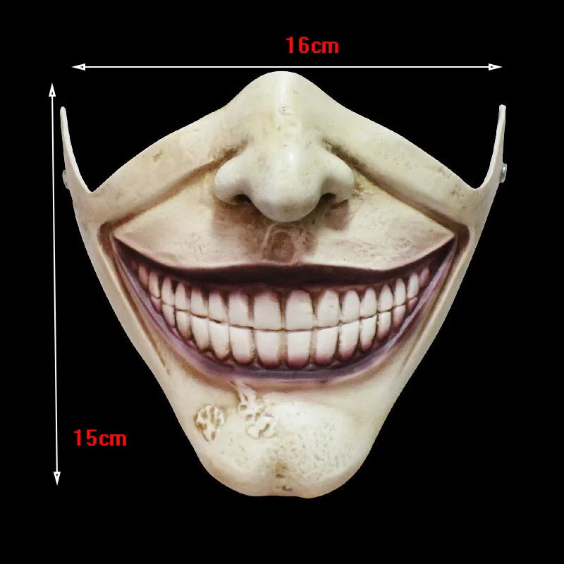 Halloween Horror The Black Phone Resin Mask Cosplay Scary Grabber Evil Killer Helmet Masquerade Mask Carnival Party Costume Prop