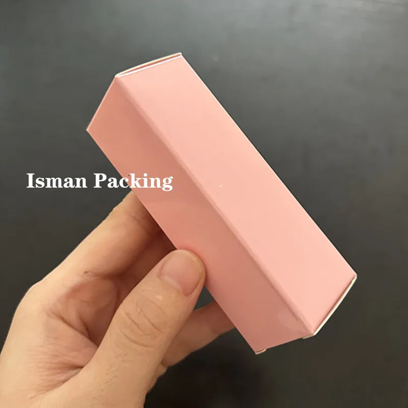 50Pcs Newest Refillable Fat 6g Matte Pink Cheek Lip Balm Packaging Foundation Stick Container Eyeshadow Concealer Stick Tubes