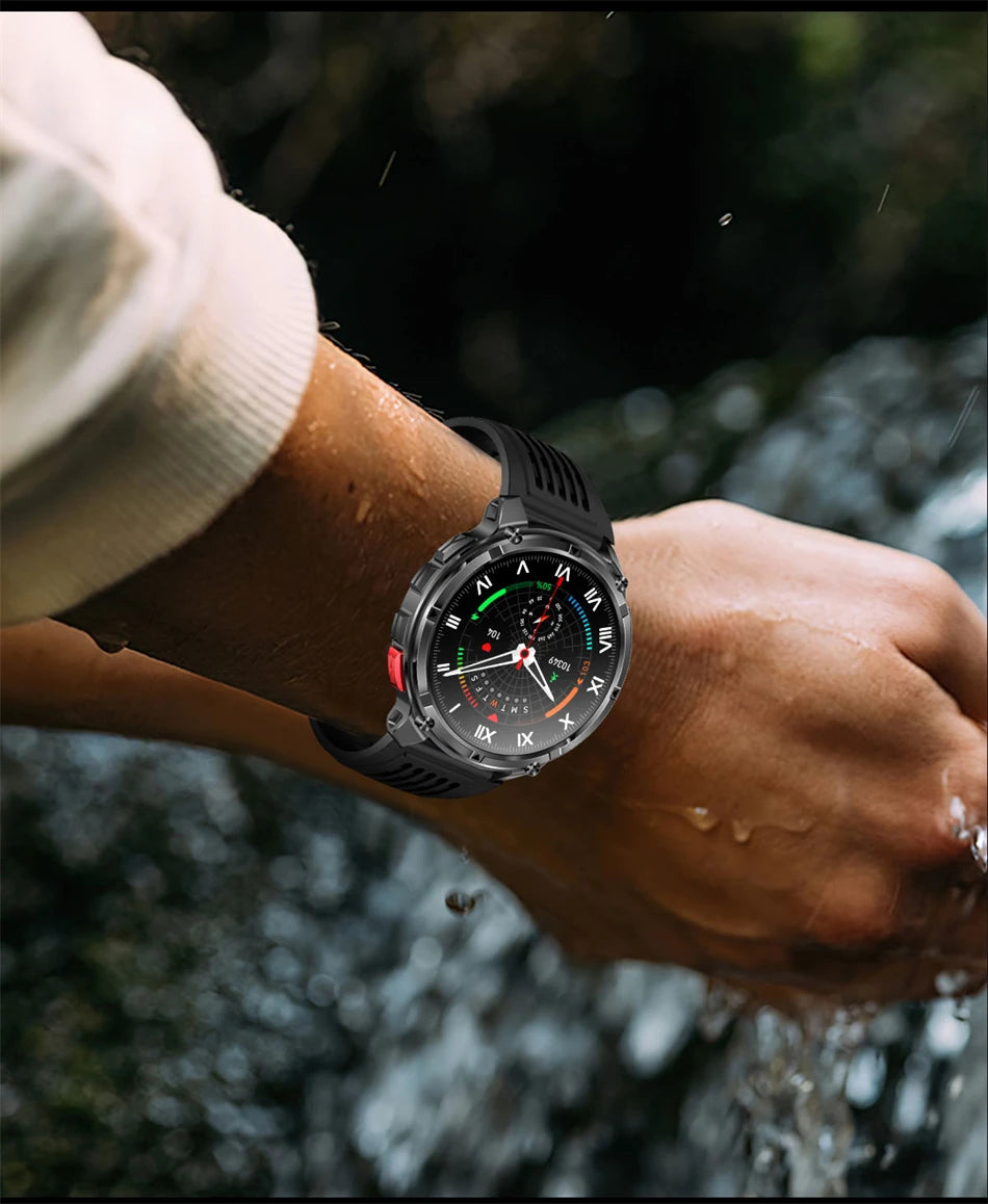 2026 GPS Sports Smart Watch 1.7-Inch AMOLED Screen Outdoor Sports Compass Heart Rate IP68 Waterproof Bluetooth Call Smartwatches