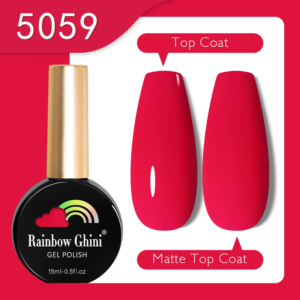 RG 15ML HEMA&TPO FREE Summer Series Fluorescent Gel Polish in Sporty Style Y2K Nail Polish Suitable for Parties Nail Art UV Gel