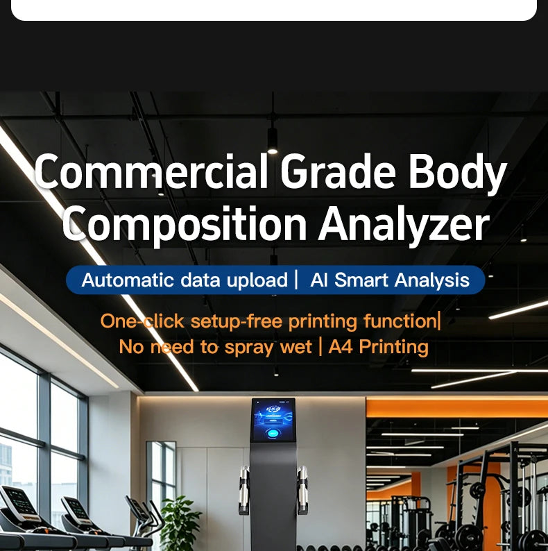 Professional 3D Whole Body Health Scanner Touch Screen Body Composition Analyzer