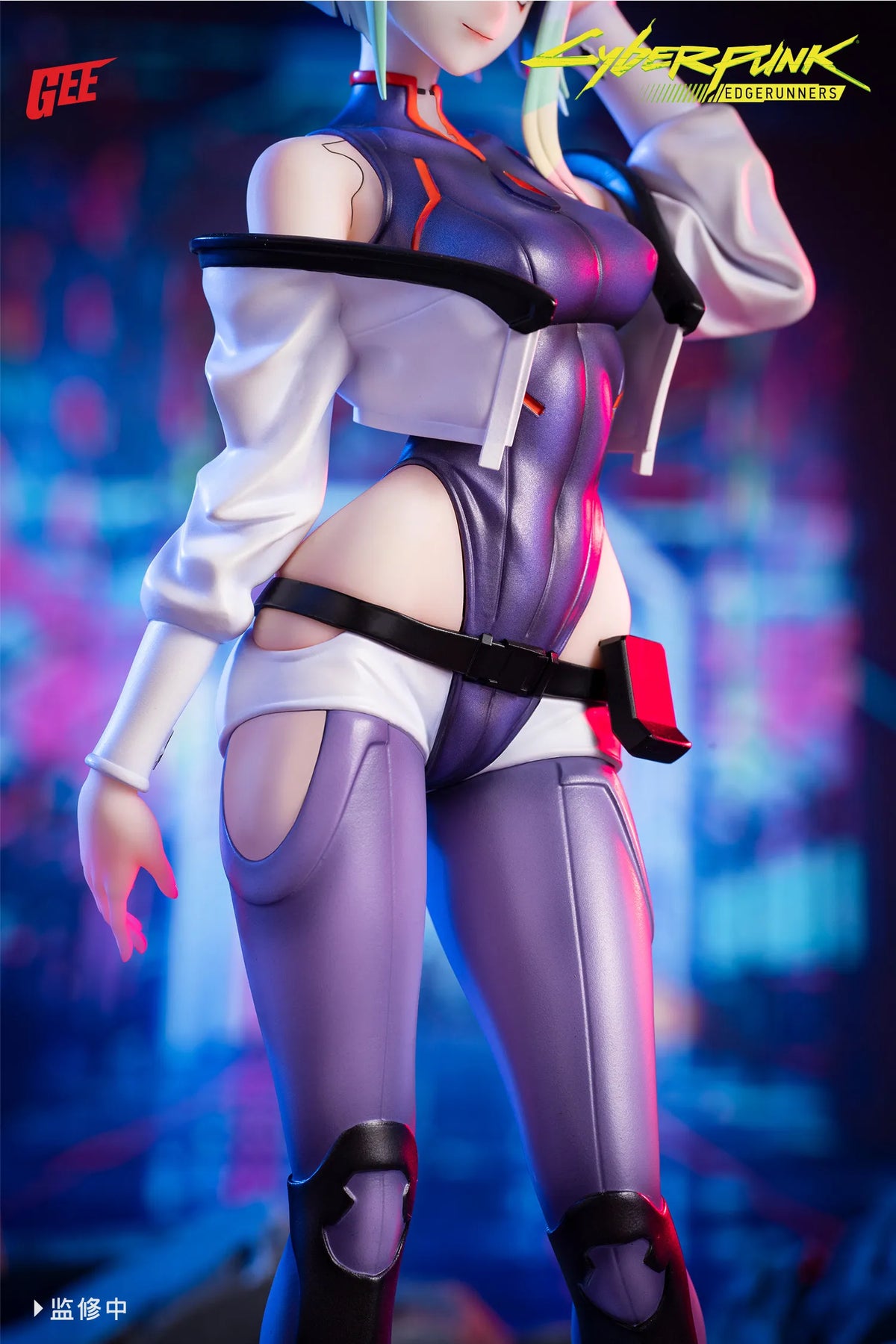 In Stock 24cm Cyberpunk: Edgerunners Lucy 1/7 Static Figurines Bookshelf, Desktop, Computer Case Decoration Collection Gift
