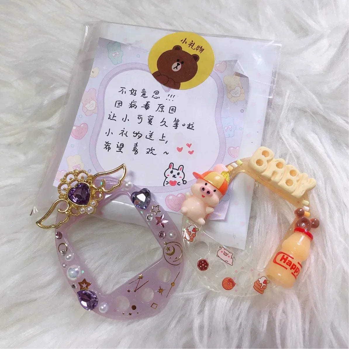 Tamagotchi Uni Electronic Pet Color Panel 4u/4u Paper Soft Film Love Drill Wings Paste The Machine Faceplate Gift