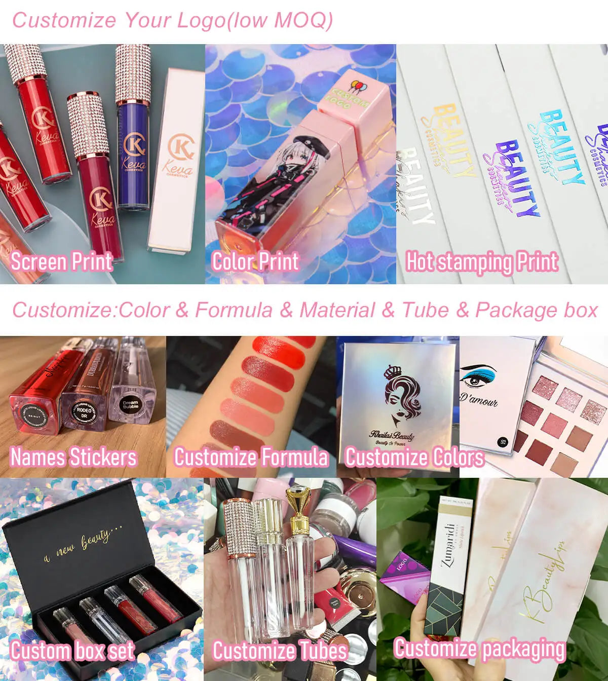 High Pigment No Logo Lip Gloss Custom Packaging Makeup Lipgloss Vegan New Arrival Lip Gloss