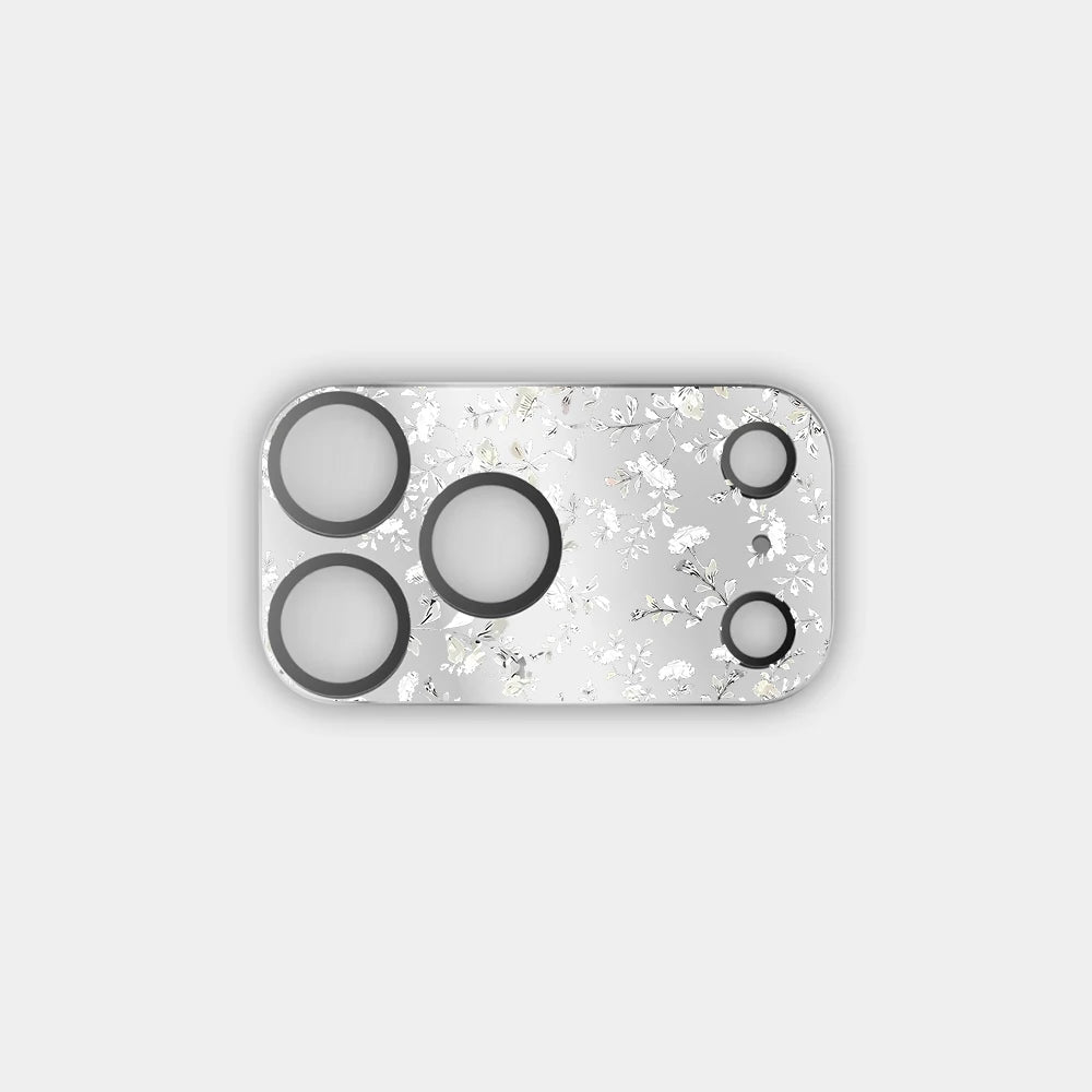 51-100 Cartoon Electroplated Camera Lens Protector for iPhone 17 Pro Max / 17 Pro Scratch Resistant Glass Rear Cover