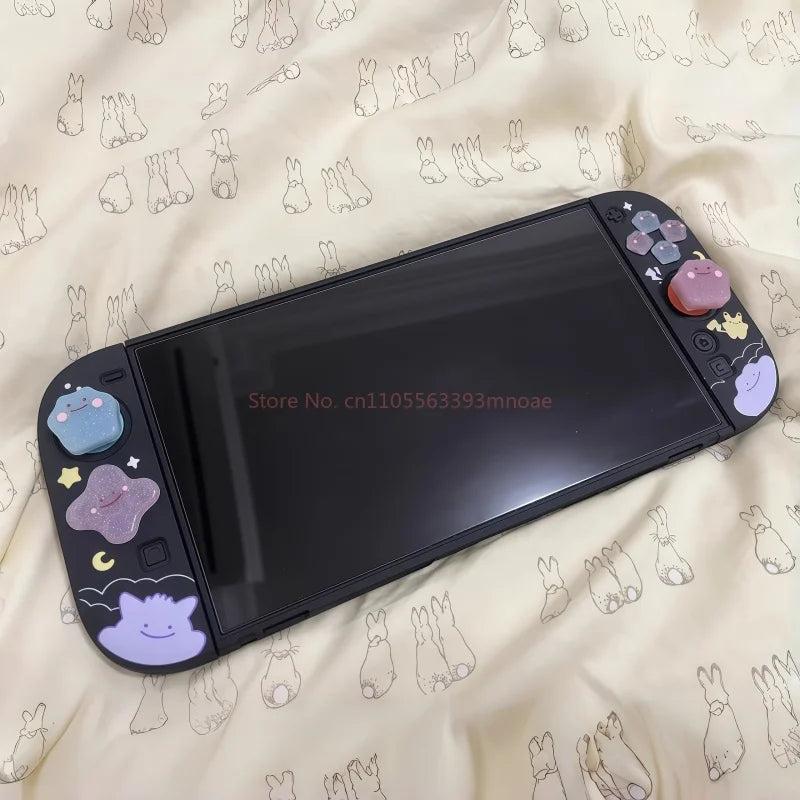 Switch Ns2 Hard Shell Protective Case For Cute Anime Character Pattern Handheld Game Console Accessories Periphery Joystick Cap