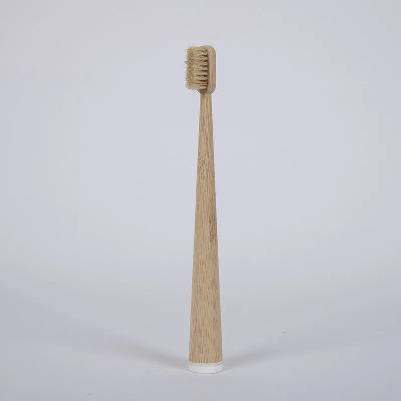 10 Pack Artificia Boar Bristles Natural Bamboo Toothbrush Eco-Friendly Stand Up Biodegradable Bamboo Toothbrush Medium Bristles