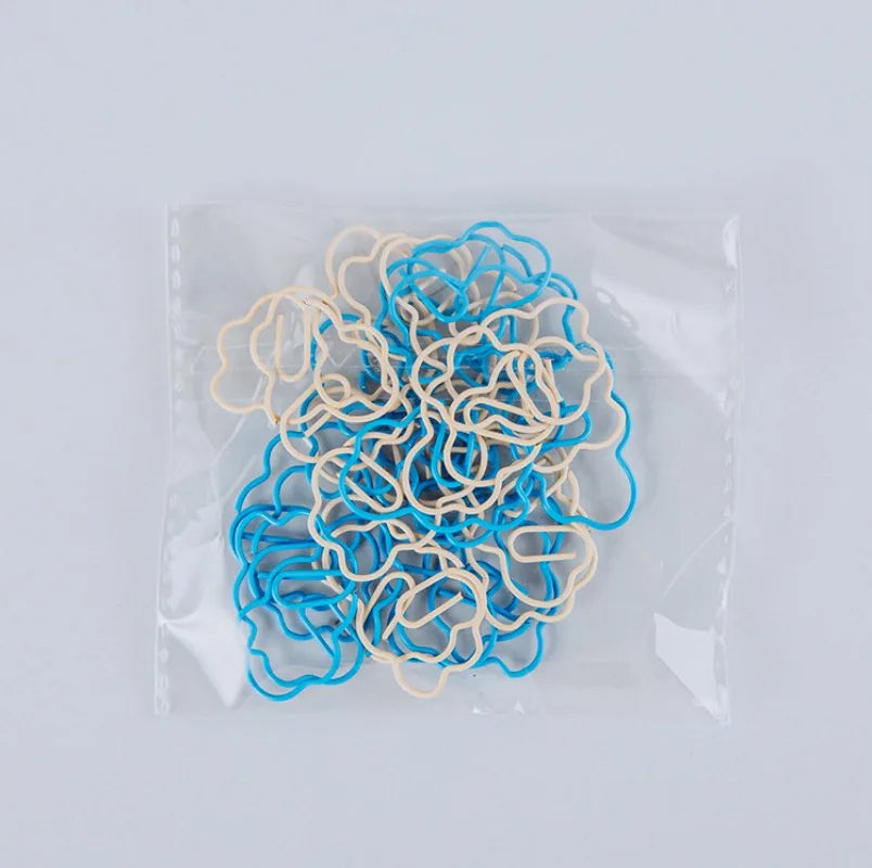 10pcs Cloud Paper Clips Creative Shapes Cute Paper Clips Bookmark Decoration Card Pins