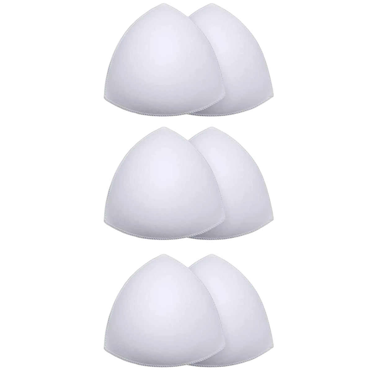2/12pcs Bra Pads Soft Sponge Women Triangle Bra Pad Sports Bra Bikini Pads Yoga Bra Swimsuit Bralettes Nursing Bra Inserts