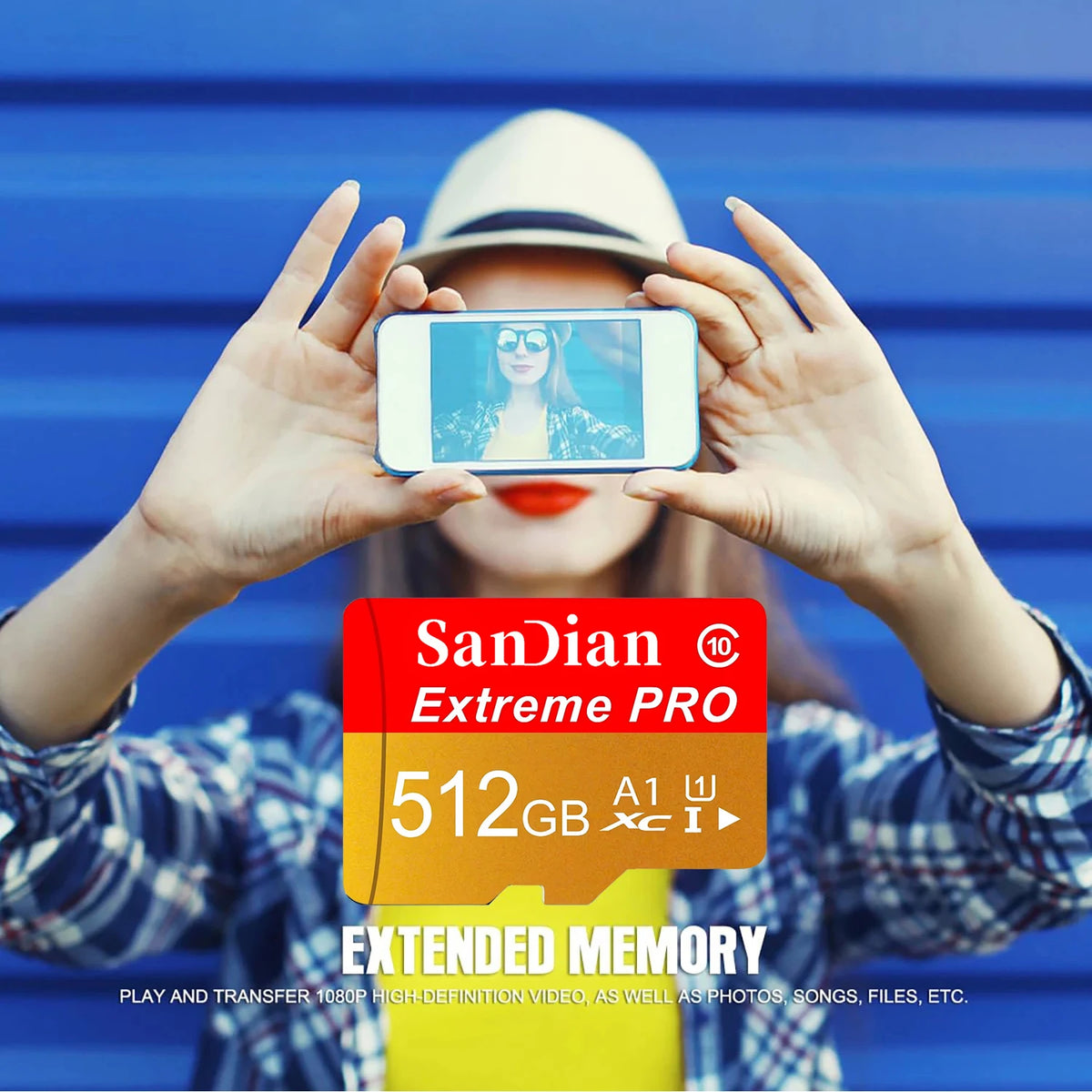Elite SD Cards 64GB 128GB 32GB TF Cards Memory Card Micro TF SD Card V60 for Body Camera/PC/Desktop/Smart TV/Gaming Console