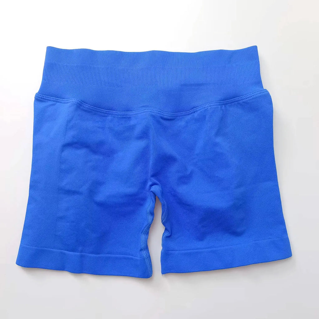 NCLAGEN Seamless Shorts 4.5" Gym Shorts Woman Scrunch Butt Fitness Sports Short Workout Seamless Leggings Running Yoga bottoms
