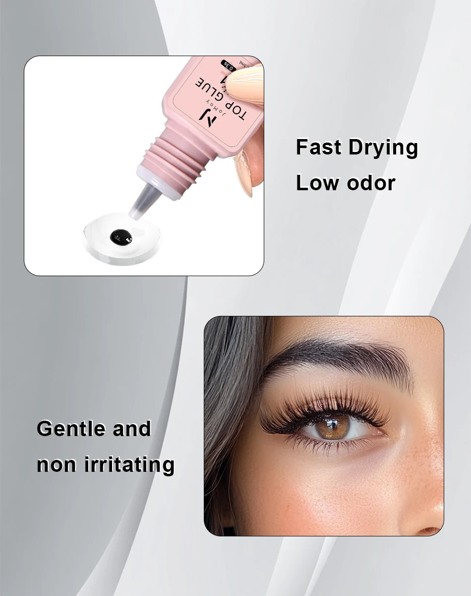 5ml Fast Drying Strong False Eye Lash Extension Glue Adhesive Retention 70-90days Low Smell Mink Eyelash Glue For Makeup