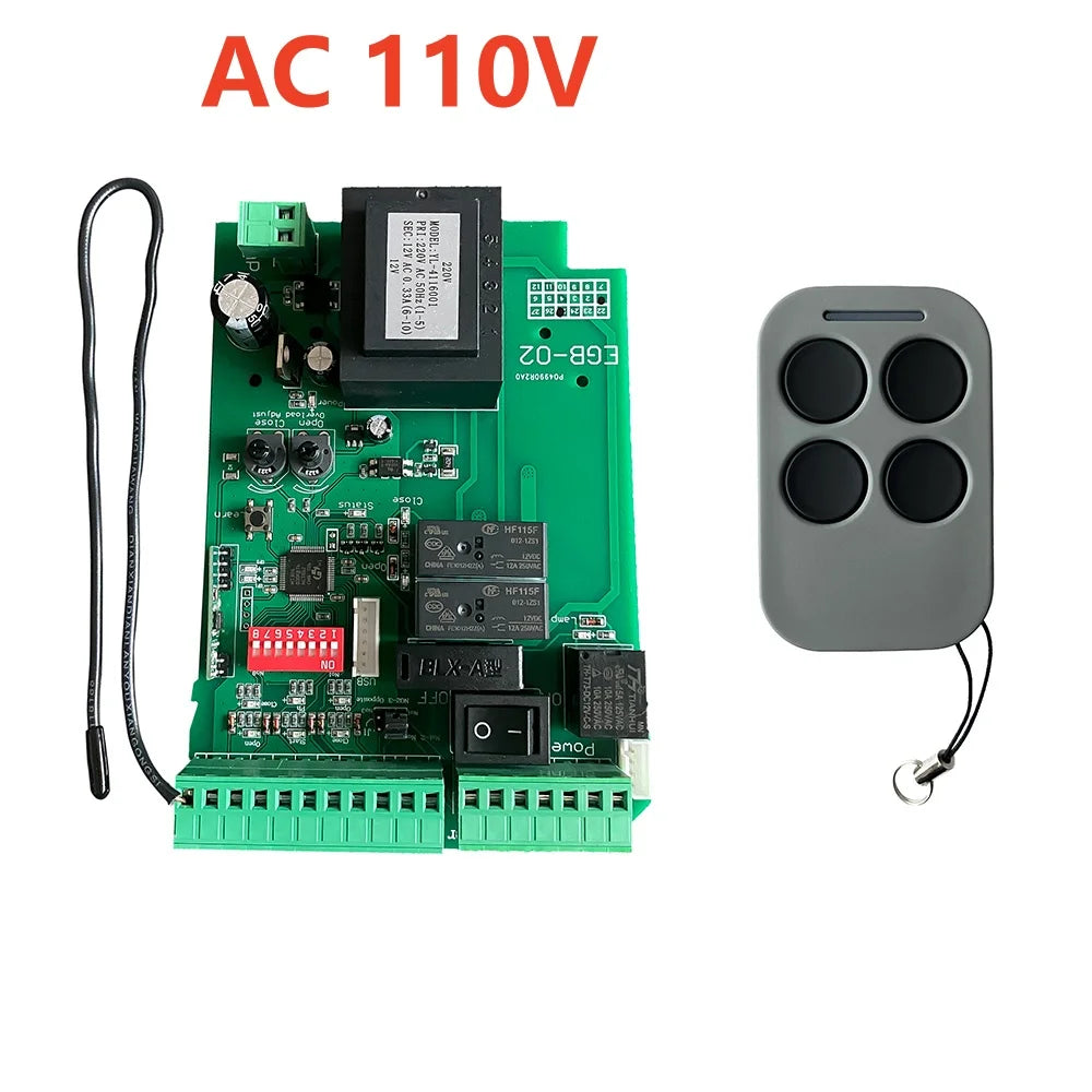 Universal AC110/220V Electric Sliding Gate Opener Control Board Automatic Sliding Gate Door Motor Engine Controller PCB Panel