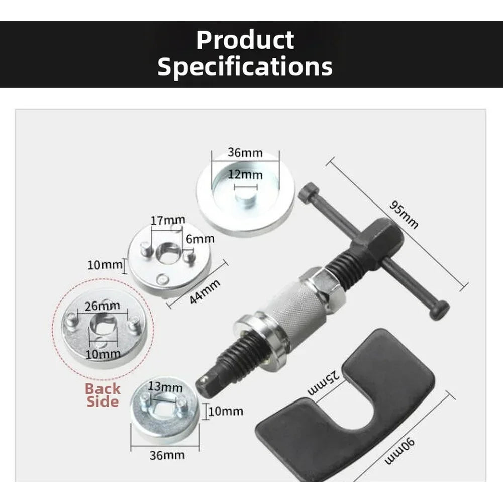  3/5pcs Brake Piston Rewind Tool Kit Car Caliper Separator Set For Wheel Cylinder Pad Replacement Auto Repair Accessories