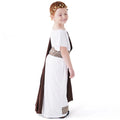 Children's Roman toga costume for boys, Children's festival day Ancient Greek mythology cosplay costume party Dress up