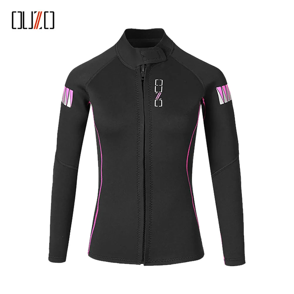 1.5MM Men Women Wetsuit Neoprene Underwater Keep Warm Diving Suit Kitesurf Surfing Spearfishing Jacket Pants Clothes WetSuit