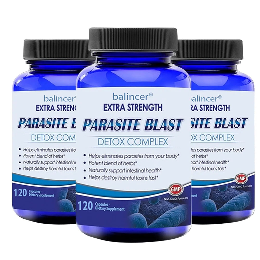 Parasite Blast Detox Complex - Eliminate Parasites, Cleanse The Intestines, and Improve Digestion