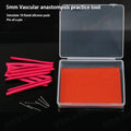 Microsurgery End To End Anastomosis Simulation Blood Vessel 2mm5mm Measurement Suture Skills Training Model Vascular Exercises