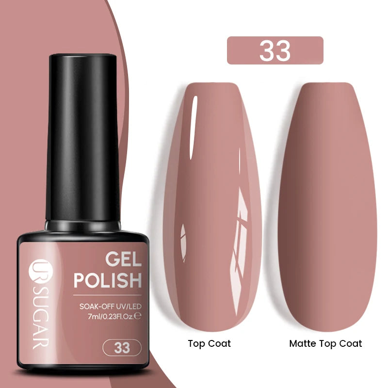 UR SUGAR 7.5ml Reflective Magnetic Gel Nail Polish Glitter Silver Pink Magnet Gel Soak Off UV LED Nail Manicure Varnish UV Gel