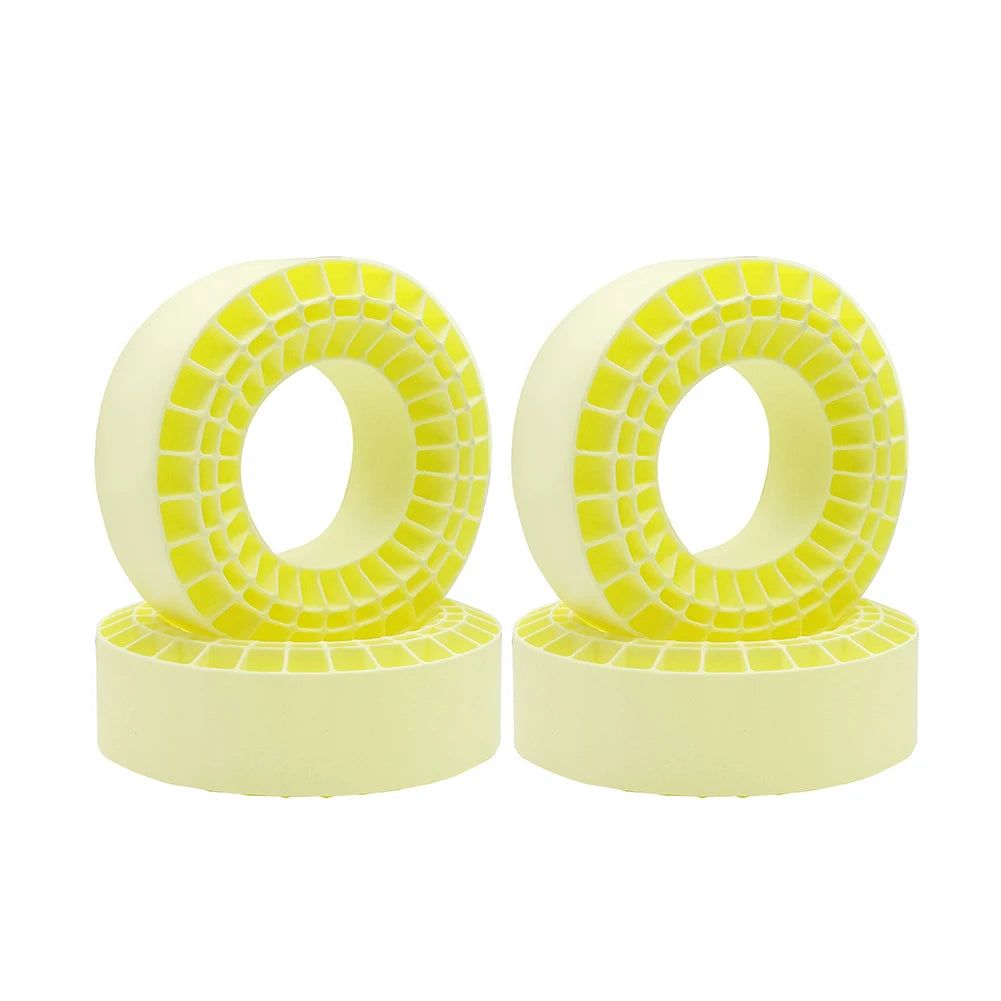 4PCS Silicone Rubber Inserts 2.2" Wheel Tires Super Soft For 1/7 1/8 1/10 RC Car