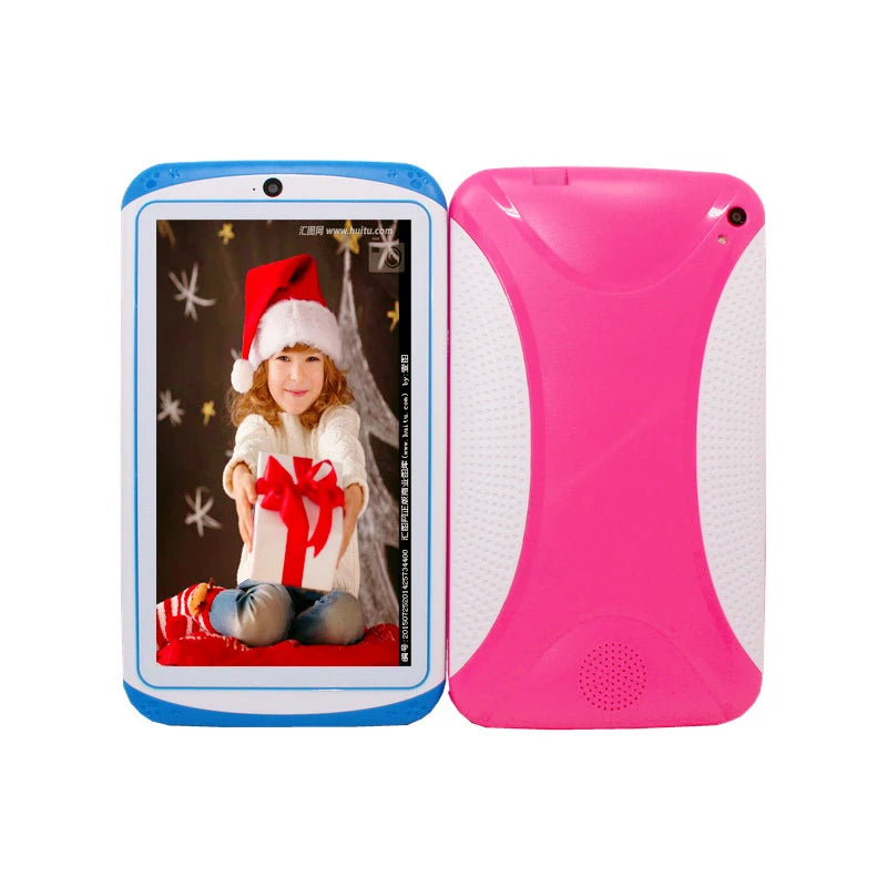 7 INCH Android 10 RAM 1GB +16GB ROM Gift Kid Tablet E98 WIFI Dual Camera Quad-Core Free Silicone Case 3D Glassess