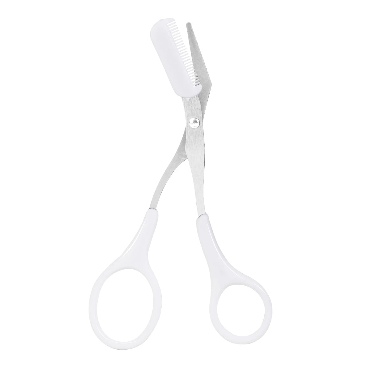 1PC Eyebrow Trimmer, Professional Eyebrow Trimmer with Comb Eyebrow Scissors, Suitable for Men and Women, Christmas Gift