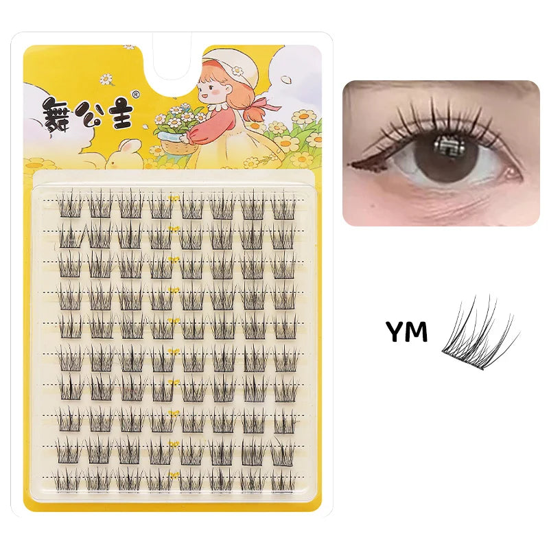 10 Rows Individual Lashes DIY at Home Lash Extension Cluster Wholesale Natural Makeup Eyelashes