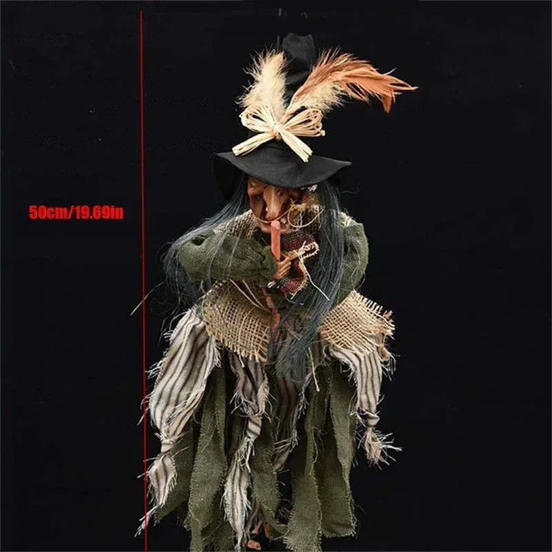 1PC Halloween Decoration Hanging Pumpkin Head Scream Sound Party Prop Haunted House Parties Home Decor Funny Electric Toys