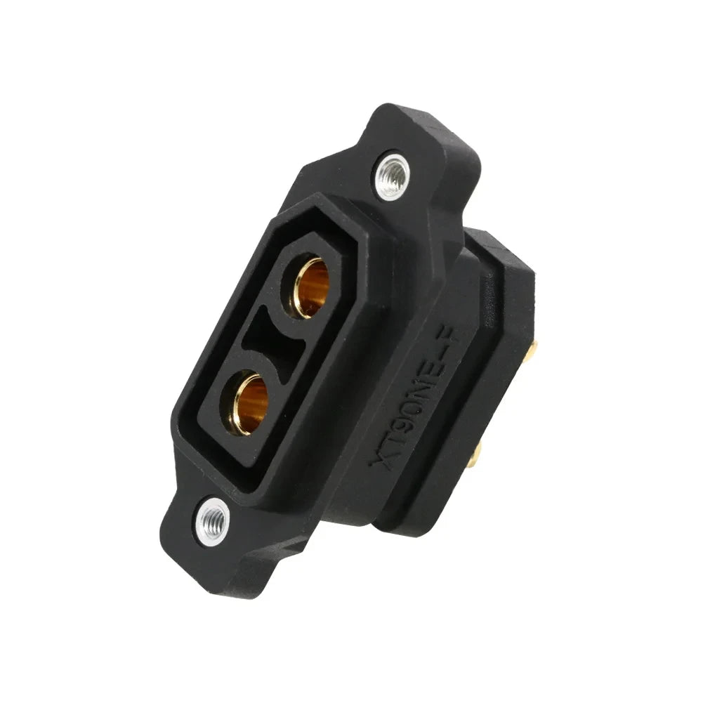 1 / 2 / 5pcs Amass XT90NE-F Battery Connector XT90E Female Plug Gold-plated XT90 Mountable Connector Yellow / Black Socket