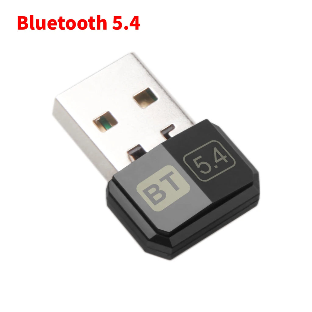 USB Bluetooth 5.4 5.3 Adapter WIreless Transmitter Receiver Audio Bluetooth For Bluetooth Adapter For Win8.1/10/11 Driver Free