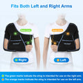 VELPEAU Breathable Shoulder Sling for Arm Fracture Dislocation and Rotator Cuff Tear, Shoulder Immobilizer for Both Arms