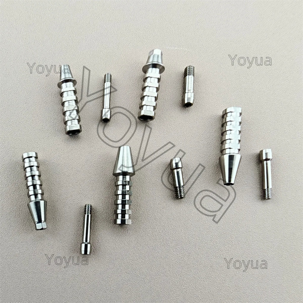 10pcs Dental Third Party Accessories Are Suitable for Temporary Screw Implant Replacements with Finished OSSTEM Products