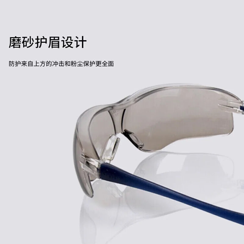 3M 10436 Safety Goggles Light Brown Lens Antiglare, Shock Proof, Dust Proof Protective Glasses