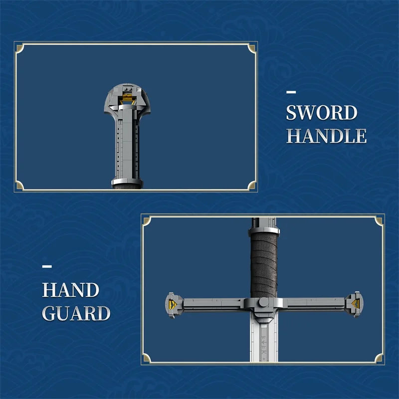 IN STOCK 99024 MOC Idea Narthil Building Blocks Model Holy Sword Bricks Assembling Toys for Boys Christmas Gift Set