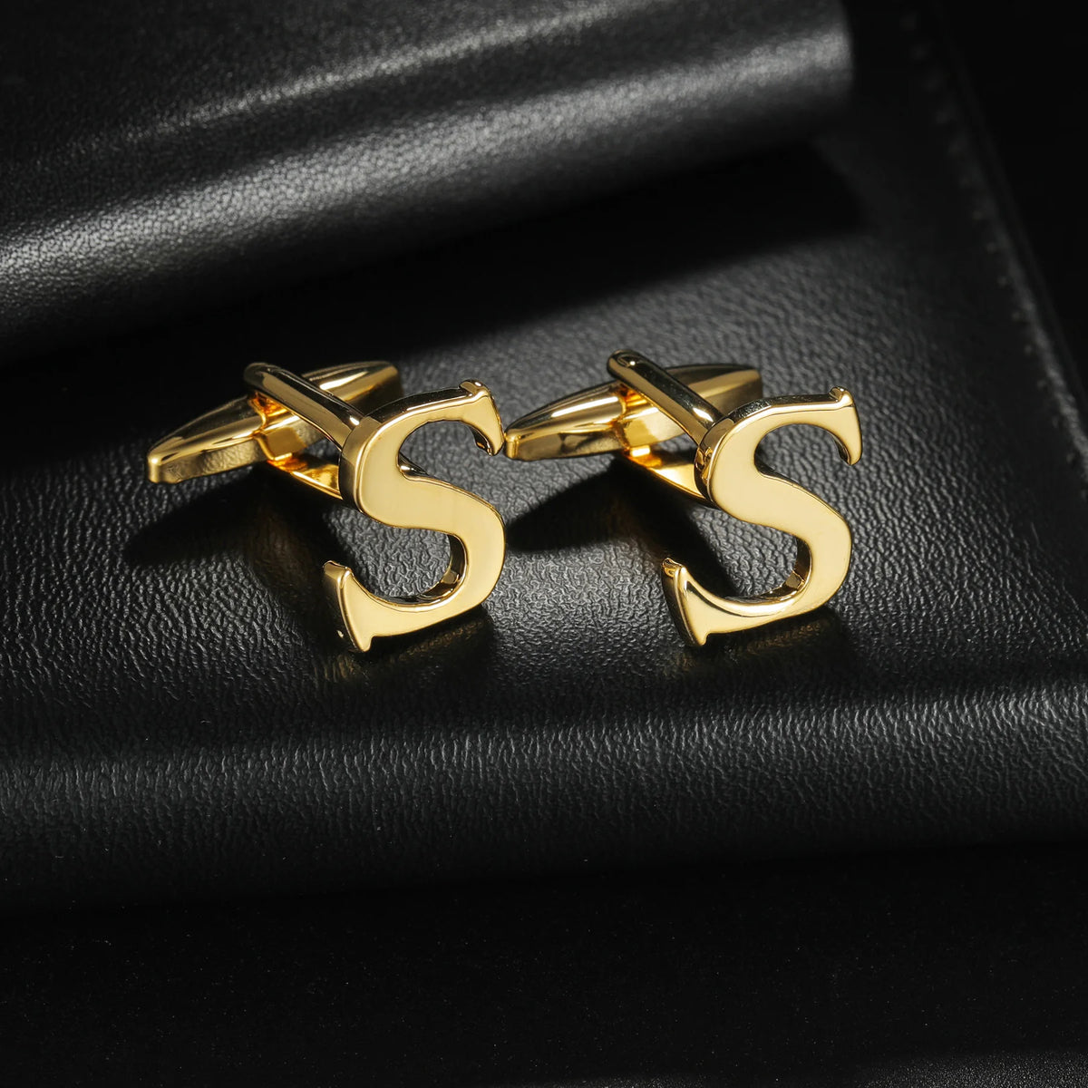 New High Quality Initial A-Z Cufflinks Alphabet Letter Copper Material Cuff Links For Business Mens Boys Tuxedo Shirts Gift