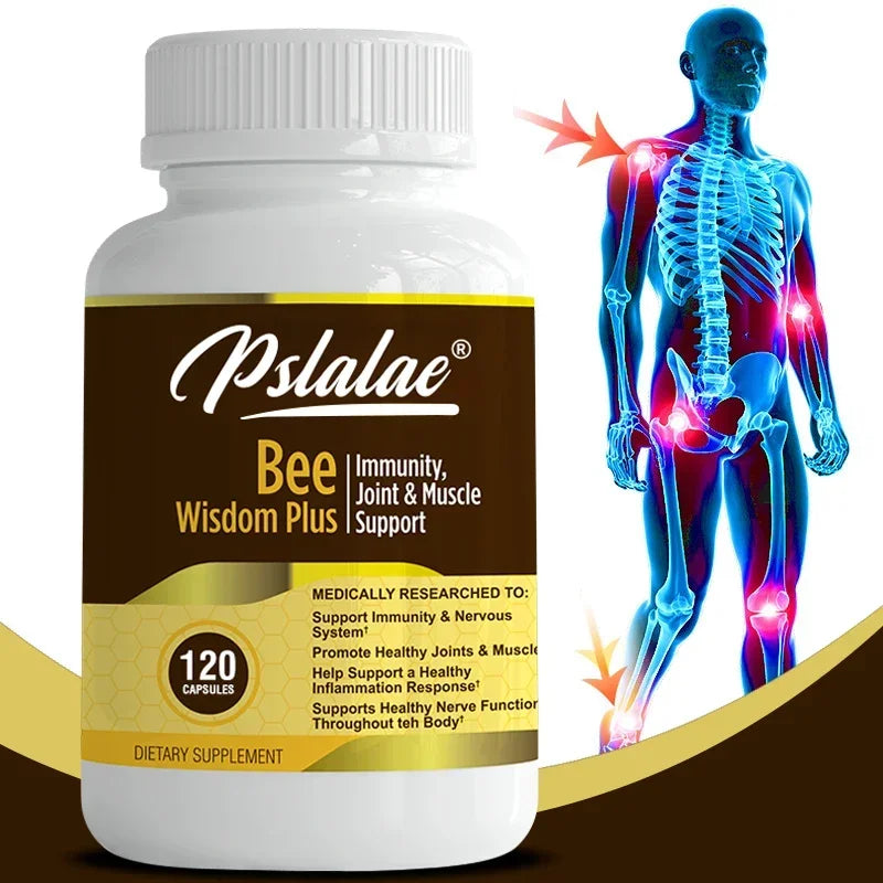 Premium Bee Venom Extract, Anti-Inflammatory Extract, Joint at Bone Supplement 120 Capsules