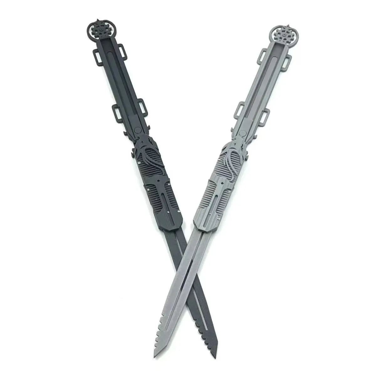 3D Printed Gravity Operated Hidden Blade Arm Sword, Up and Down by Gravity, Non-Elastic Control, Halloween Costume Prop