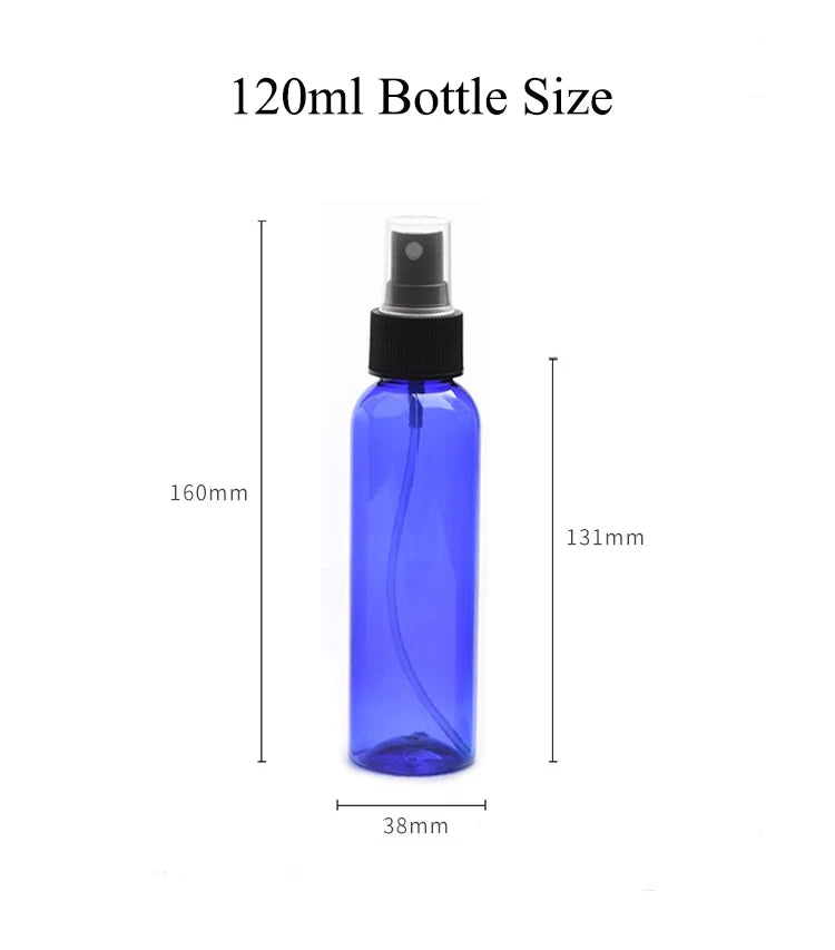 20pcs 200ML 250ML Plastic Bottle Spray Nozzle 100ML 120ML PET Atomiser Refillable Bottle 150ML 500ML Empty Bottle QY21401-20