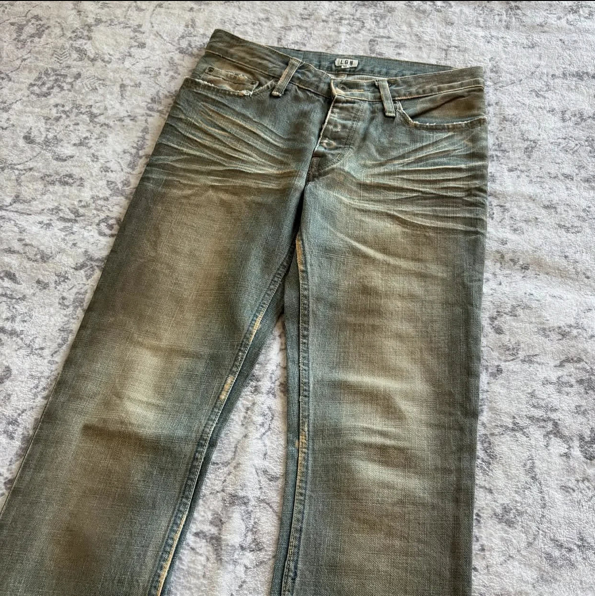 LGB visual department old retro casual rock style micro-horn jeans
