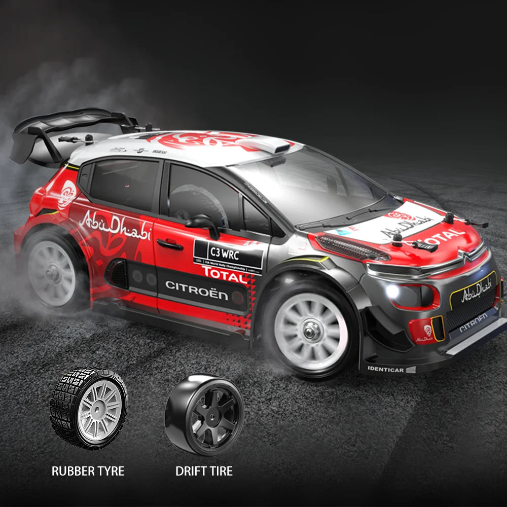 1/14 MJX 14303 Rc Drift Car 2.4G High Speed Drift Rally Truck Hyper Go Brushless 4WD Off-Road RC Cars for Adults for Kids Toys