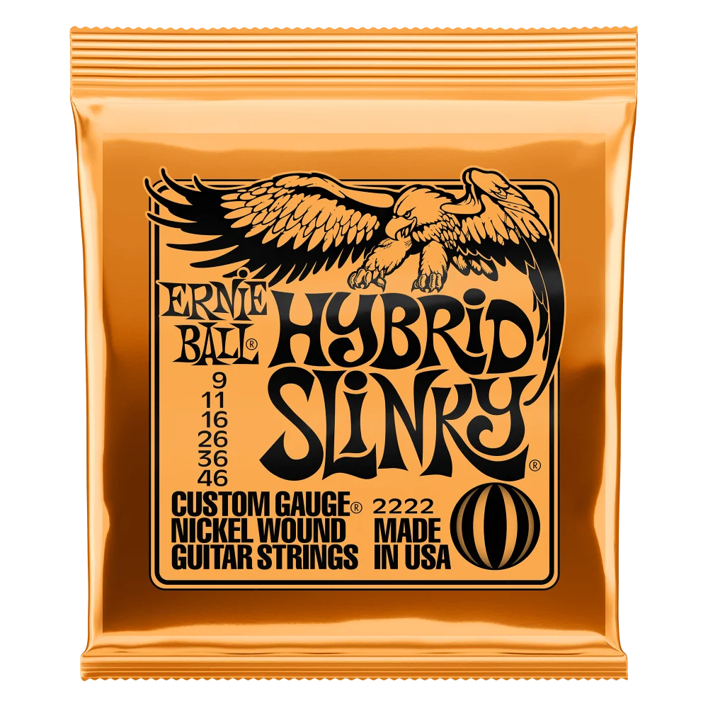 5pc/10pc Ernie Ball Slinky Nickel Wound Electric Guitar Strings – 7-Strings & 8-StringS Available
