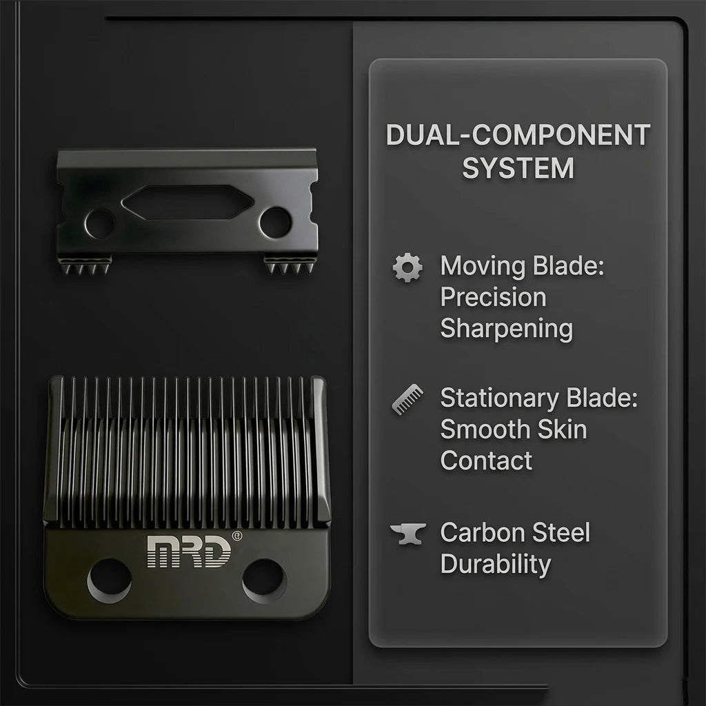 MRD Blades DLC Cutter Head Trimmer Replacement Original Cutter Head Professional Barber Accessories for SC JRL 8148 KM VGR