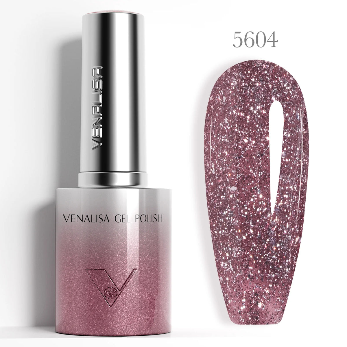 10ml Venalisa Hema Free TPO Free Gel Nail Polish Christmas New Year Soak Off Glitter Red Colors Cat Eye Magnet Nail Gel Polish