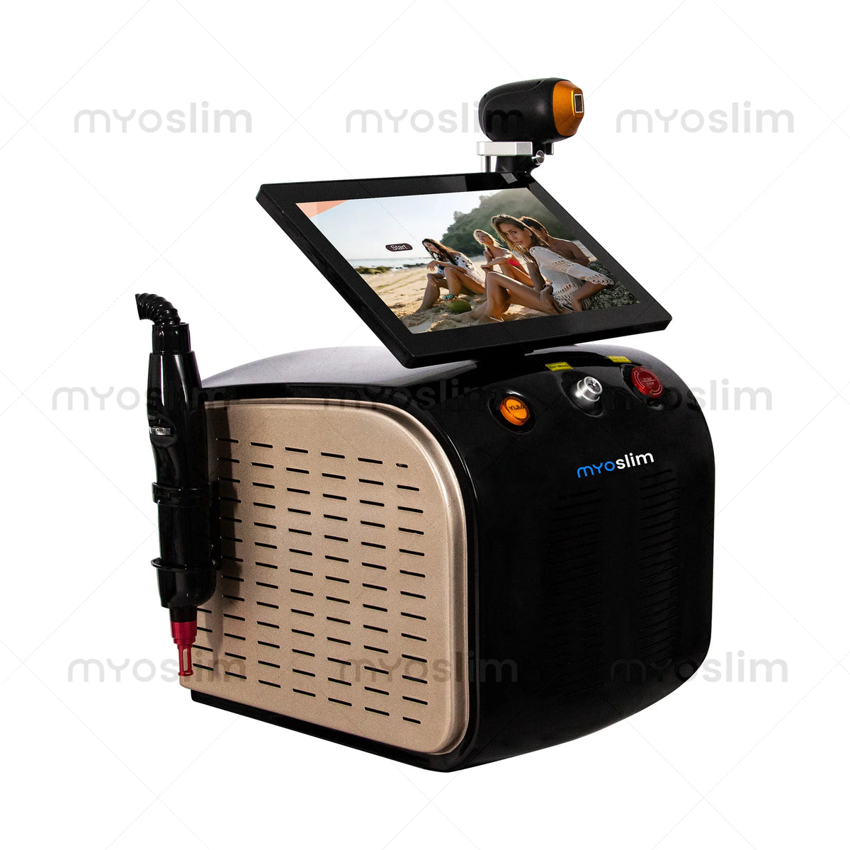 2-IN-1 Diode Laser Ice Cooling Multi-Function Machine Long Lasting Hair Smoothing & Pico Tattoo Pigment Lightening Salon Beauty